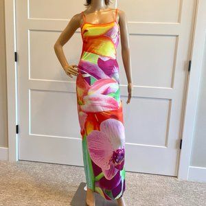 ORANGE/PINK MAXI DRESS